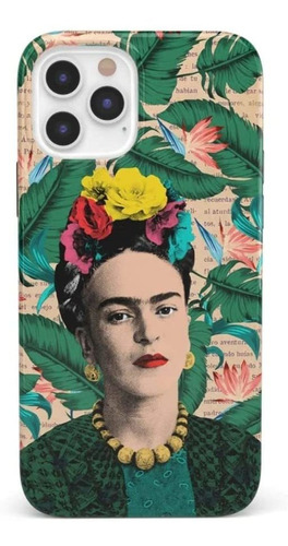 Funda Para iPhone 12 Pro Max - Frida Kahlo Con Flores Cas...