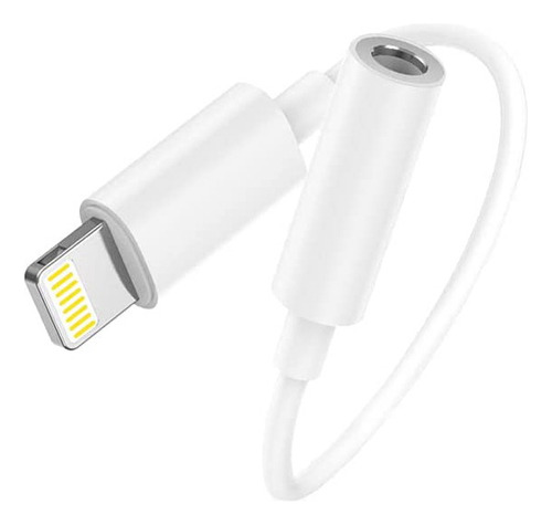 Adaptador De Audífonos Compatible iPhone A Jack 3.5 Mm 