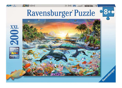 Rompecabezas Ballena Oceáno P/niños 200p Xxl Ravensburger