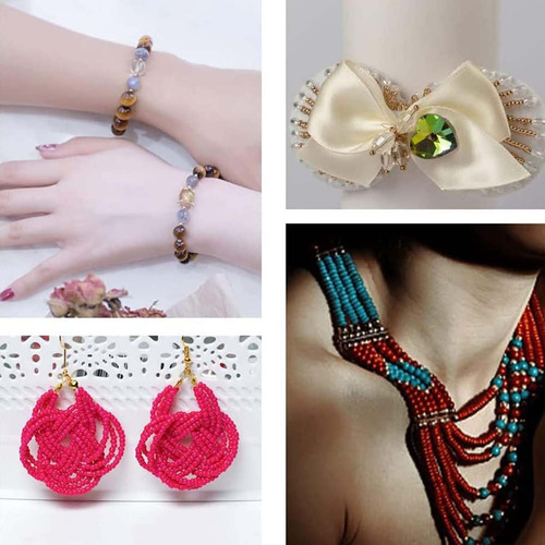 Hilo Elastico Para Pulsera 0.8 Mm Transparente 800 Mtrs