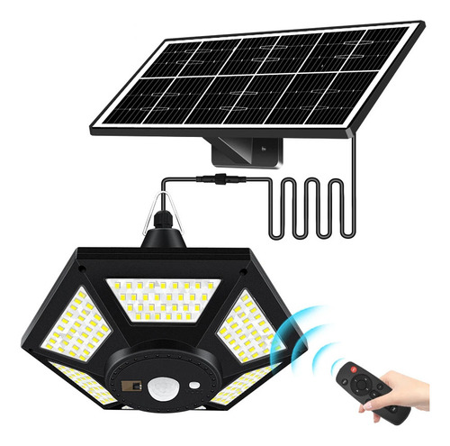 Luces Solares Colgantes Remotas De 180 Led, Luz Solar De Cob