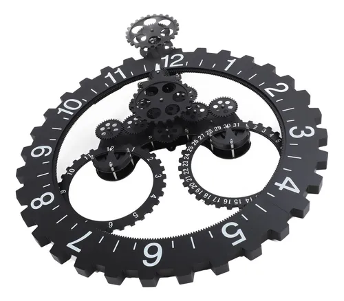 Reloj De Engranajes Mecánico De Estilo Europeo Retro