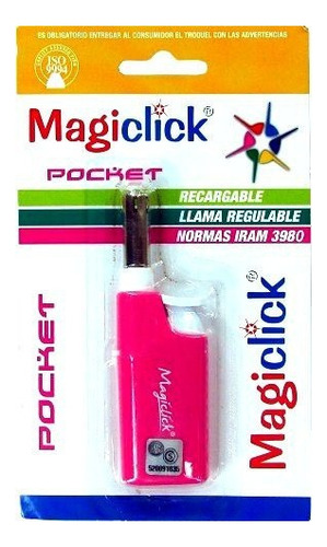 Encendedor Chispero Magiclick De Cocina Recargable Pocket