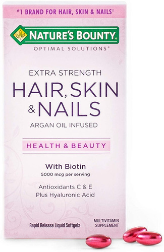 Hair Skin & Nails Nature's Bounty 150 Capsulas Blandas