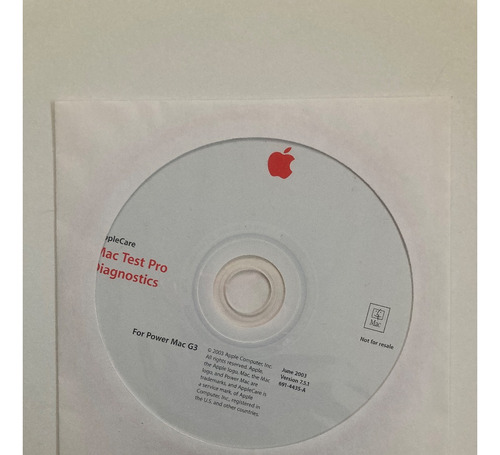 Diagnostics For Power Mac G3 -  2003