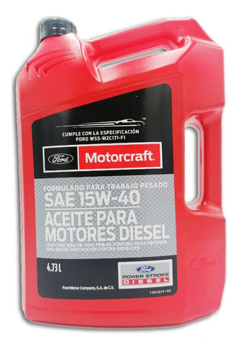 Garrafa De Aceite 15w40 Diesel Motorcraft