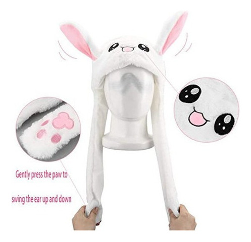 2 Gorros De Bebé Con Orejas De Conejo Que Se Mueven Y Brilla