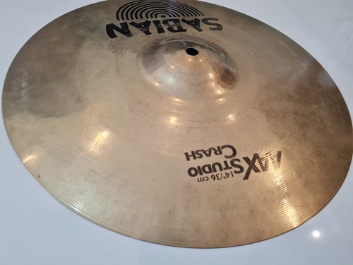 Sabian Aax Studio Crash 14 Prato - 1200 P.l X Natural (Usado)