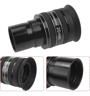 Topiky 1.25Inch Planetary Eyepiece,58 Degree Wide Angle Lens 2.5mm Monocular Eyepiece for Astronomy Telescope