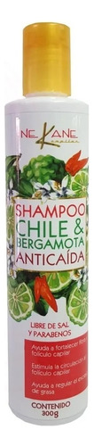 Shampoo Nekane De Chile Y Bergamota Anti Caida Cabello 300 G