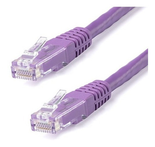 Cable 7.6m Red Utp Rj45 Cat6 Ethernet Gigabit Moldeado Mora