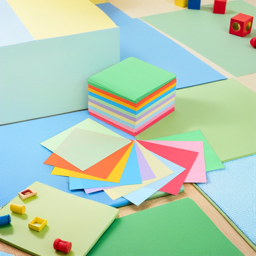 1000 Unidades De Papel De Origami Para Artesanato Colorido D
