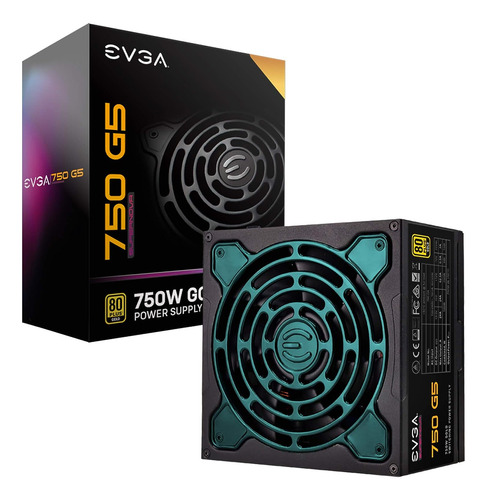 Evga 220-g5-0750-x1 Super Nova 750 G5, 80 Plus Gold 750 W,..