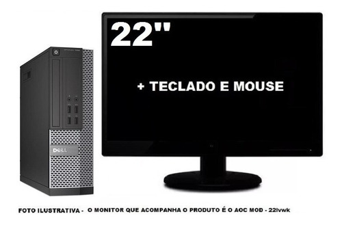 Imagem 1 de 5 de Computador Dell Optiplex 9010 Core I5 4gb 500gb Mini Sff