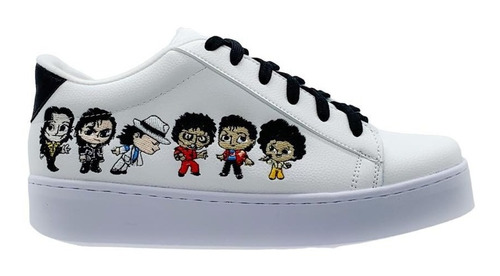 Tenis En Tendencia Para Niño Hombre Juvenil Michael Jackson