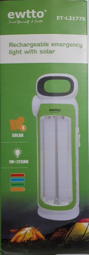 Imagen 1 de 4 de Linterna L2177 Emergencia Led Ewtto X 2 Unidades - Ewtto
