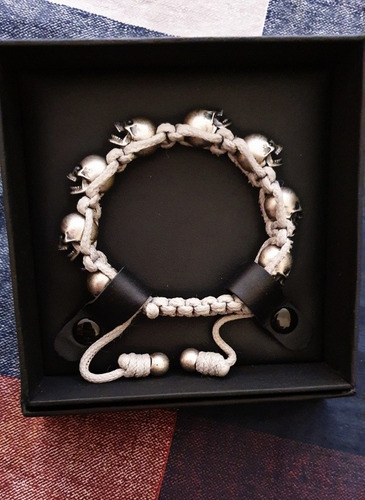 Pulsera Bomberg Skull/swarovaki. 100% Original