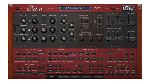 Imagen 2 de 2 de U-he Diva Synth -sintetizador Vst Plugin (windows Y Mac)