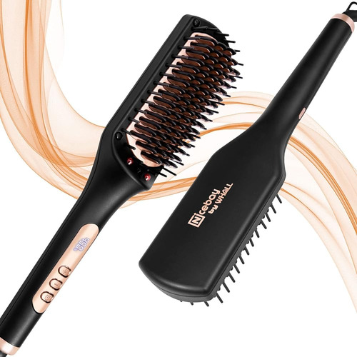 Nicebay Hair Straightener Brush, Ionic Hair Straightener 