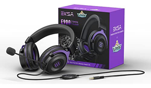 Audifonos Gamer  Eksa E900 &lords Mobile Gaming Headset, Aur