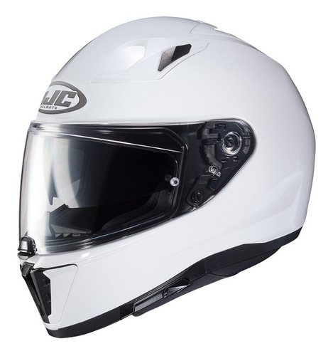 Casco Moto Hjc Integral I70 Doble Visor Blanco Avant