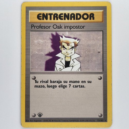 Impostor Professor Oak 73/102 Raro Pokemon Tcg