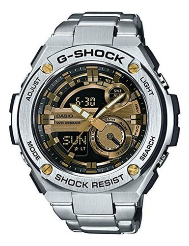 Reloj Para Unisex G-shock Gst_210d_9a Plateado