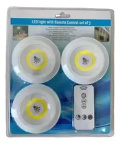 Comprar Set 3 Luces Led De Emergencia Inalámbricas Control Remoto Color Blanco - 262083