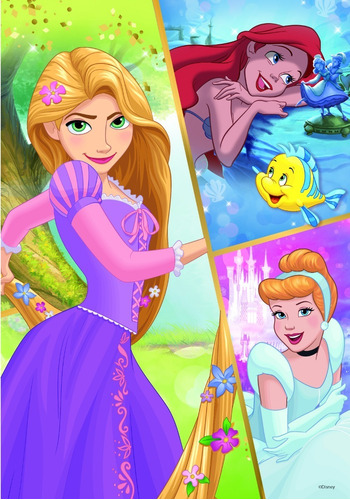 Imagen 2 de 2 de Puzzle 70 Piezas Frozen Rompecabezas Juego De Mesa
