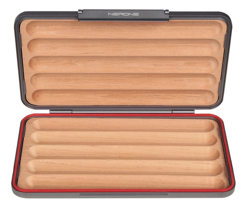 Porta Charuto Nerone Travel Case Air 3 Aluminio Grigio Perla