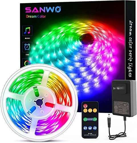 Sanwo Dream Color Icrgb Led Strip Lights 32.8 Ft, 15j4u