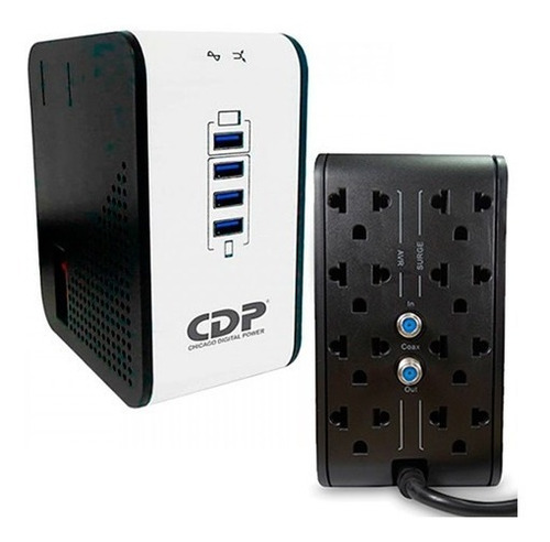 Regulador De Voltaje Cdp R2cu-avr1008,1000va 8entra 4usb