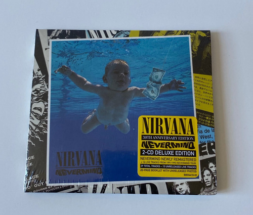 Nirvana Nevermind Cd Importado Deluxe 2x Cd Lacrado
