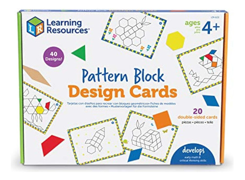 Learning Resources Tarjetas De Diseño De Bloques