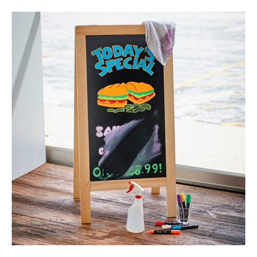 Imagen 3 de 7 de Marcadores De Tiza Sharpie Chalk X 5 P/ Pizarra Vidrio