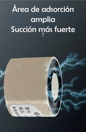 Tecneu Electroimán Iman Electrico 25kg 12v Cerraduras Y Automatización