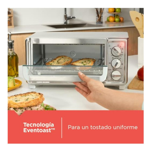 Black+decker Horno Tostador De 4 Rebanadas, To4130-1sdla Con
