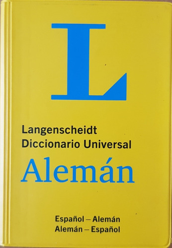 Imagen 1 de 2 de Diccionario Universal Alemán - Español Langenscheidt