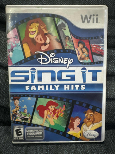 Disney Sing It Family Hits Nintendo Wii