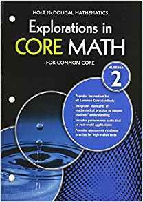 Explorations In Core Math Common Core Student Edition (softc