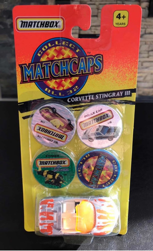 Matchbox Matchcaps, Corvette Stingray Lll