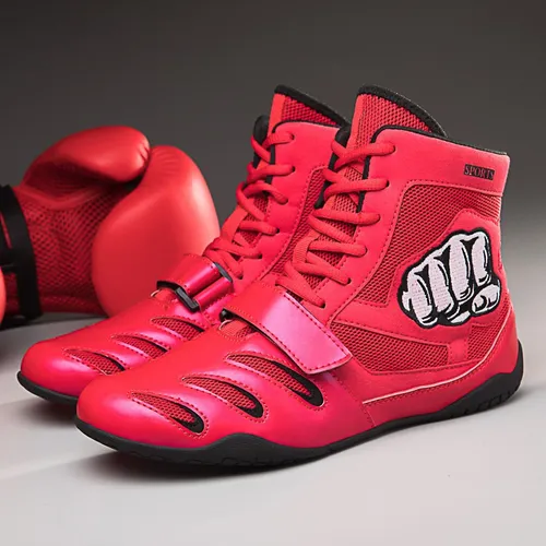 L Zapatos De Boxeo Profesionales Y Botas De Lucha Libre