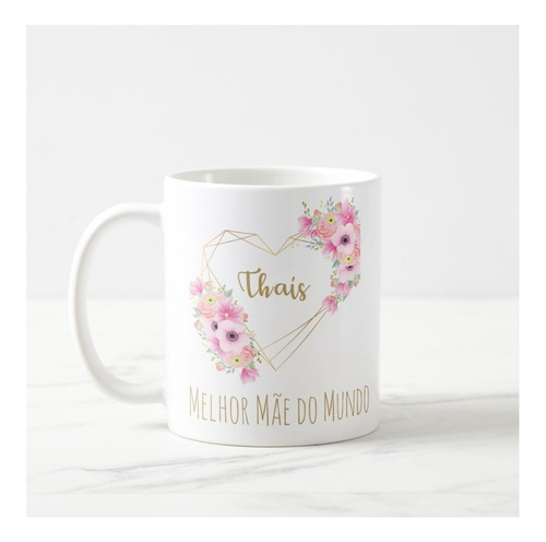 Caneca Personalizada Melhor Mãe Com Foto Dia Das Mães
