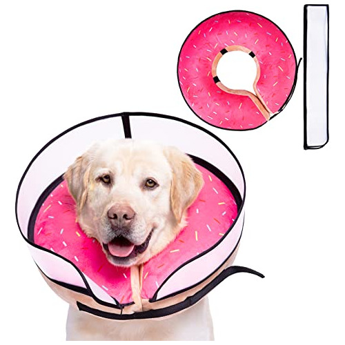 Collar De Cono De Perro Inflable Con Anticoagulante, Ryhgg