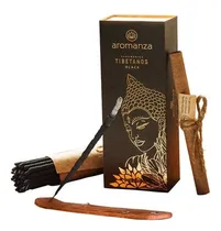 Comprar Sahumerios Aromanza + Porta Sahumerios Tibetanos X 30 Black