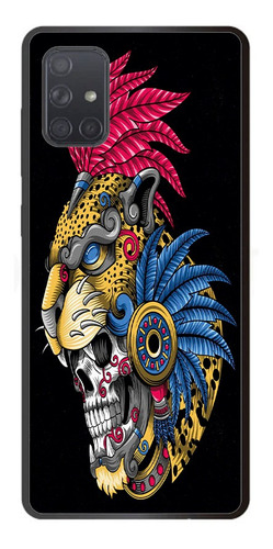 Funda A51 A70 A01 Core A71 Calavera Guerrero Jaguar