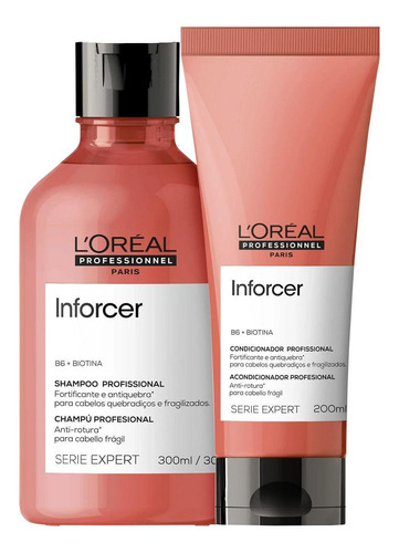  Kit Shampoo E Condicionador Loreal Inforcer Home Care