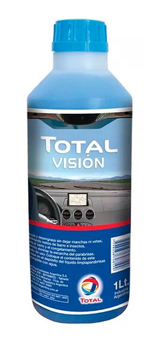 Liquido Limpia Parabrisas Total Vision 1 L Rinde 10 Litros