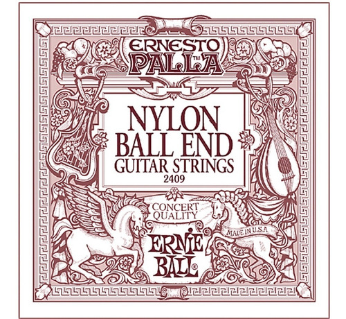 Imagem 6 de 6 de Encordoamento Violão Nylon Ernie Ball Ernesto Palla Bolinha