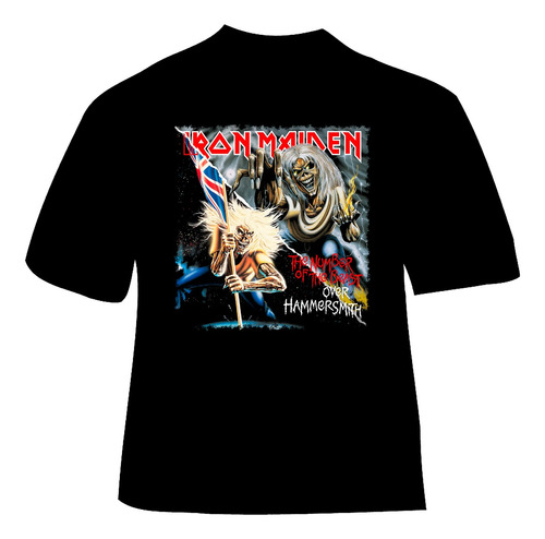 Polera Iron Maiden - Ver 134 - The Number Of The Beast
